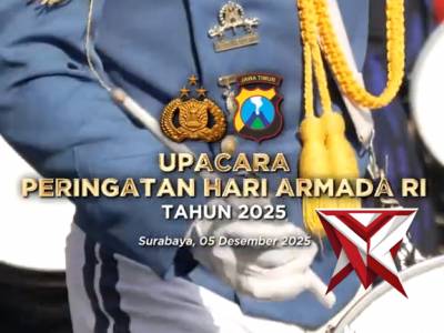 Kapolda Jatim Hadiri Upacara Peringatan Hari Armada RI Tahun 2025