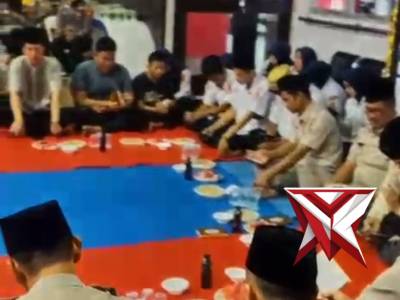 Buka bersama satu lantas Polres Musi Banyuasin