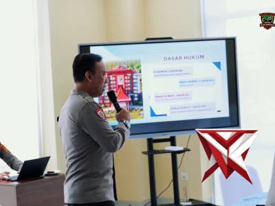 Kapolda Sumatera Selatan, Irjen Pol Dr. Sandi Nugroho, memimpin kegiatan Coffee Morning sekaligus An