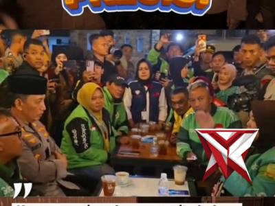 Kapolri Listyo sigit prabowo menyambangi kedai ado presisi, sebuah ruang sederhana yang berada disam