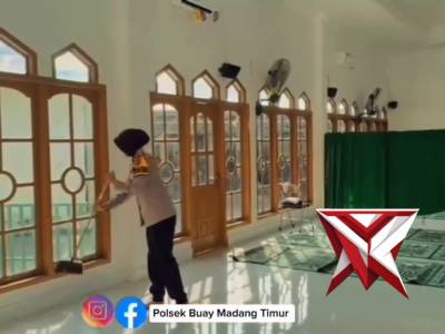 polsek buay madang timur melaksanakan kurve masjid