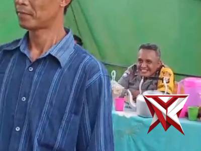 Kapolsek BTS ulu melaksanakan pengamanan pemilihan Ketua RT di kel.bangun jaya kec.nts ulu