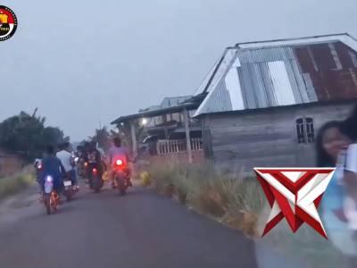 Polsek Pemulutan bubarkan balap liar