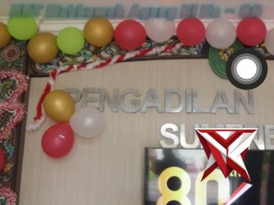 Kapolres sumenep menghadiri hut mahkama agung RI KE -80