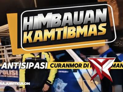 Himbauan kamtibmas di pemukiman oleh bhabinkamtibmas polsek prajuritkulon