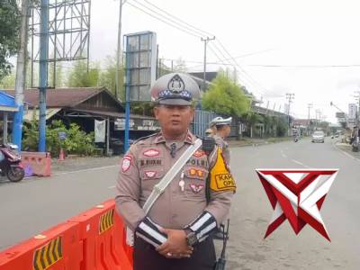 Laporan situasi arus lalulintas di simpang tiga burung anggang dalam rangka Ops Kepolisian Terpusat