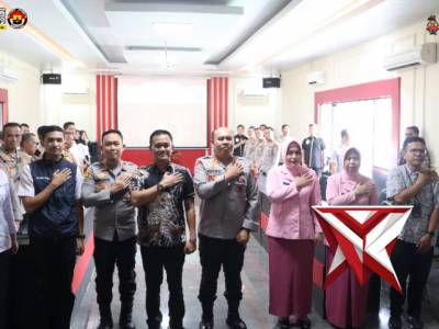 Puslitbang Polri Melakukan Penelitinan di polres Muara Enim dan Kunjungan Ke SPPG Polres Muara Enim