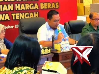 Rapat Koordinasi Satgas pengendalian harga beras Provinsi Jawa Tengah di Ditreskrimsus Polda Jateng,
