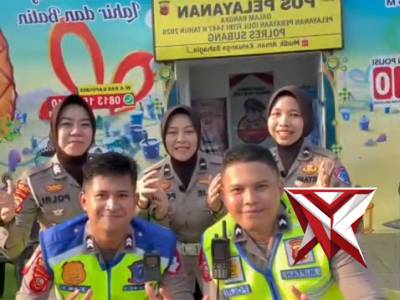 GRWM DAN MOTOR SENYUM SATLANTAS POLRES SUBANG