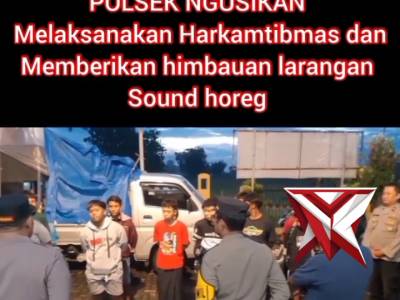 POLSEK NGUSIKAN HIMBAUAN SOUND HOREG - PoliceTube
