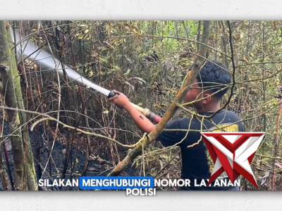 Upaya Penanganan Kebakaran Satsamapta Polresta Barelang - PoliceTube