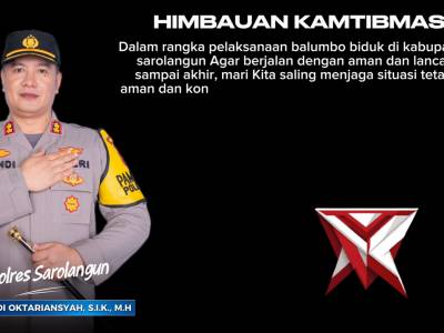 Apel Konsolidasi Persiapan Pengamanan Balumbo Biduk di Kabupaten Sarolangun