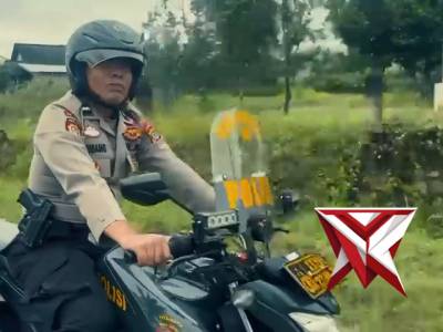 Anggota Polsek Airgegas Melaksanakan R2 Di Wilkum Airgegas