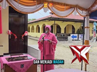 PERESMIAN KANTOR BHAYANGKARI CABANG KEEROM