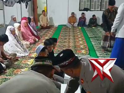 Wakapolres Bener Meriah Tarawih Bersama Warga, Ajak Orang Tua Awasi Remaja dari Balap Liar dan Narko