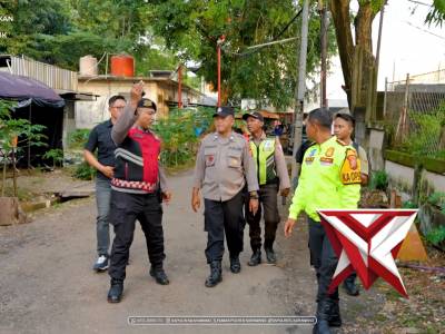 PENGECEKAN POSPAM DAN POSYAN SERTA LINGKUNGAN REST AREA KM 62B  TOL JAPEK OLEH KAPOLRES KARAWANG