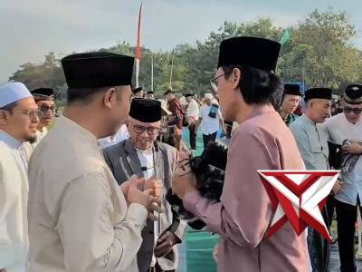 Suasana Pagi di Kantor Terpadu Sragen Pada Pelaksanaan Sholat Idul Fitri 1447 H