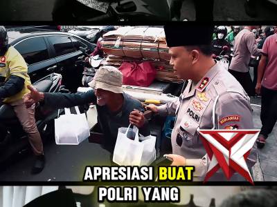 Kapolri & PJU Mabes Polri Turun ke Jalan