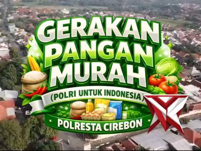 Polresta Cirebon Gelar Gerakan Pangan Murah Polri Untuk Indonesia