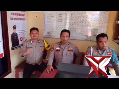 POLSEK PAMPANGAN PENGAMANAN MAKO