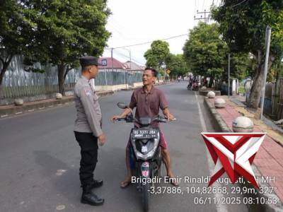 Polsek Kayuagung melaksanakan Cipkon di wilkum Kayuagung