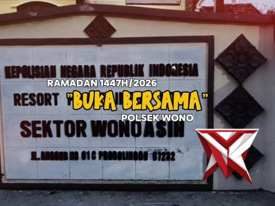 Polsek Wonoasih dan Bhayangkari Ranting Wonoasih melaksanakan kegiatan buka puasa bersama