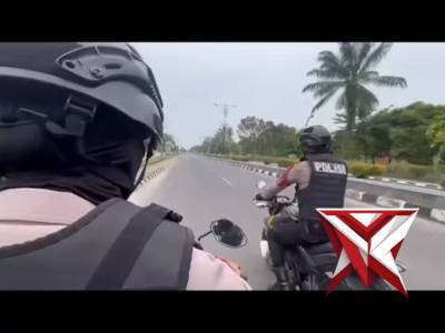 Patroli jarak jauh Sat Samapta Polres OKI