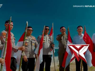 HUT Kemerdekaan! Kapolda dan Wakapolda beserta PJU Polda Papua Barat Daya Ucapkan Dirgahayu RI Ke-80