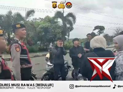 Patroli presisi polres Mura himbauan kepada pengguna jalan raya - PoliceTube