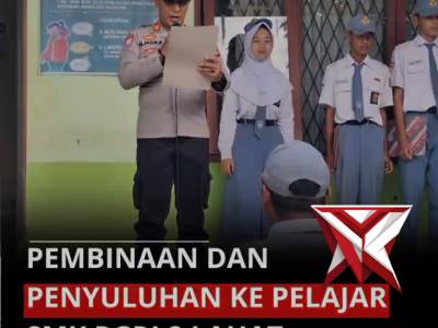 *Polres Lahat, Polda Sumsel* *Pembinaan dan Penyuluhan ke pelajar SMK PGRI 2 Lahat* - PoliceTube
