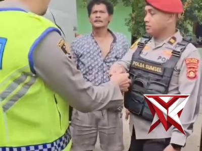 Personil Polres Muba Melakukan Penyekatan Kendaraan Besar Dalam Arus Balik Mudik Lebaran - PoliceTube