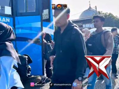 Program Mudik Gratis Polres Musi Banyuasin