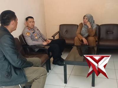 KAPOLSEK CIPARAY BERKOORDINASI DENGAN DINAS PERTANIAN, MENDUKUNG PROGRAM KETAHANAN PANGAN