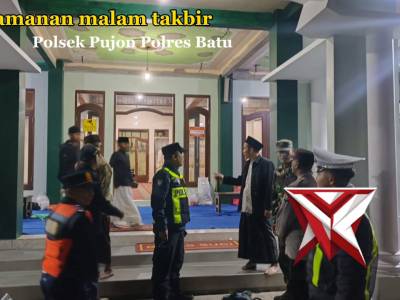 Pengamanan malam takbir