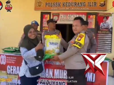 Gerakan Pangan Murah Polsek Kedurang Ilir