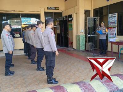 Polsek Ploso Laksanakan korve Gerakan Aman Sehat Resik Indah