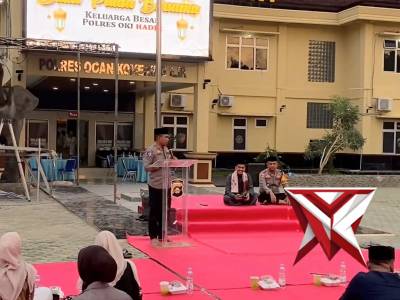 BUKA PUASA BERSAMA KELUARGA BESAR POLRES OKI JAJARAN