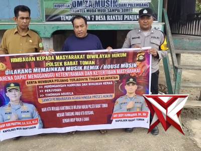 HIMBAUAN KEPADA MASYARAKAT DI WILAYAH HUKUM POLSEK BABAT TOMAN - PoliceTube