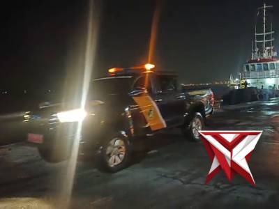 Giat Patroli Gabungan dengan Instansi terkait di Wilayah pelabuhan Gresik