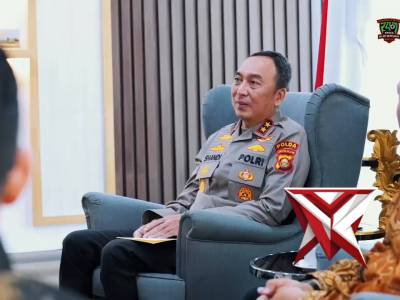 Kapolda Sumatera Selatan Irjen Pol Dr. Sandi Nugroho menerima audiensi jajaran pimpinan PLN UID S2JB