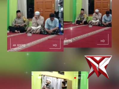 *Bhabinkamtibmas Babakan Penghulu Hadiri Peringatan Maulid Nabi di Masjid Miftahul Jannah*