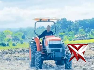 Penggarapan lahan ketahanan pangan binaan polres maluku barat daya