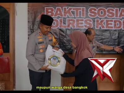 Bantuan Sumur Bor Polres Kediri Disambut Antusias Warga Gurah