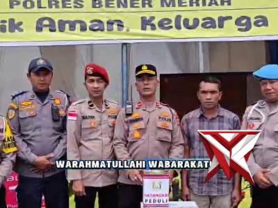 Wakapolres Bener Meriah Pastikan Kesiapan Pos PAM Operasi Ketupat Seulawah 2026