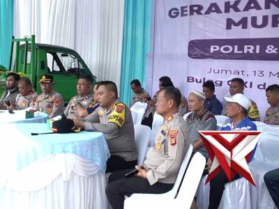 Polres OKI Hadir Gerakan pangan murah Polri & Bulog - PoliceTube