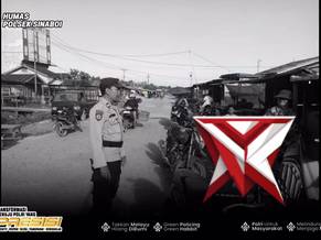 patroli dan pengamanan pasar ramadhan oleh polsek sinaboi