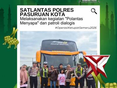 Polantas Menyapa, Polisi Hadir Temani Pemudik di Rest Area