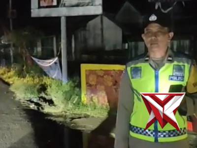 Polsek Purwodadi Melakukan Pengamanan Malam Takbir