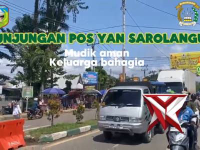 Kapolres Sarolangun Beserta Forkopimda Cek Pospam Bathin VIII