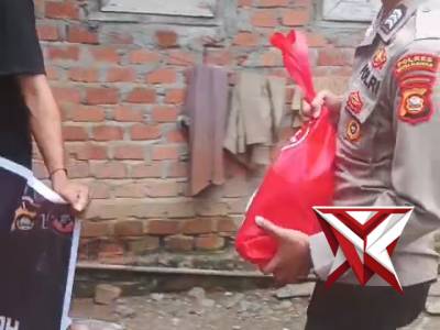 Ramadhan berbagi Polsek Purwodadi Polres Musi Rawas